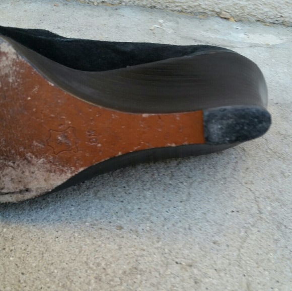 KORS Michael Kors "Peru" suede wedge loafers - EUC - Picture 6 of 8